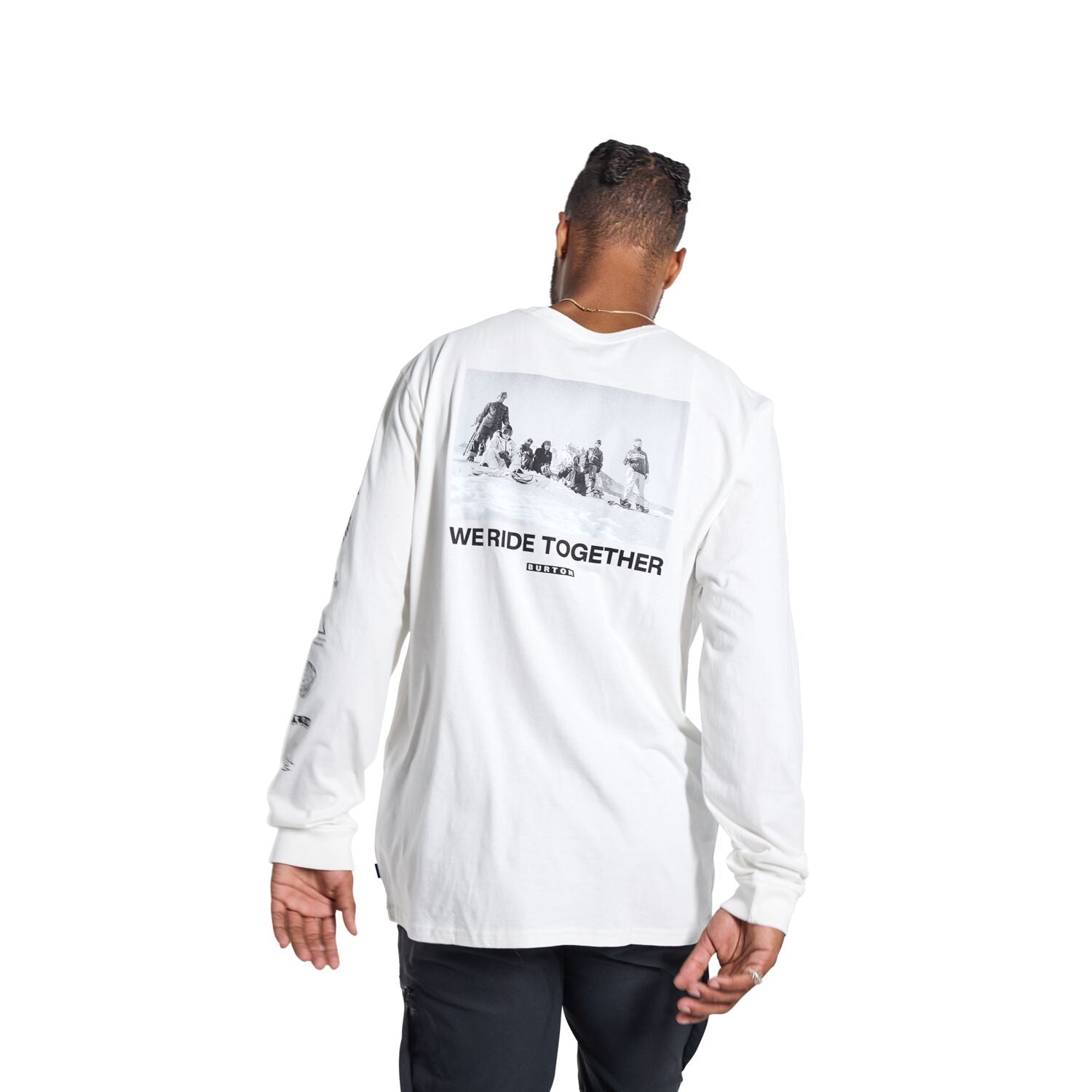 Burton Woodmere L/S T-Shirt Stout White