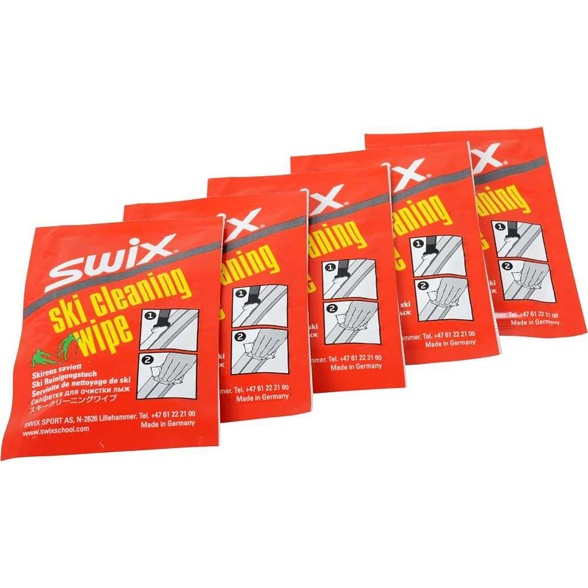 Swix Base Cleaning Wipe 5 Pack 