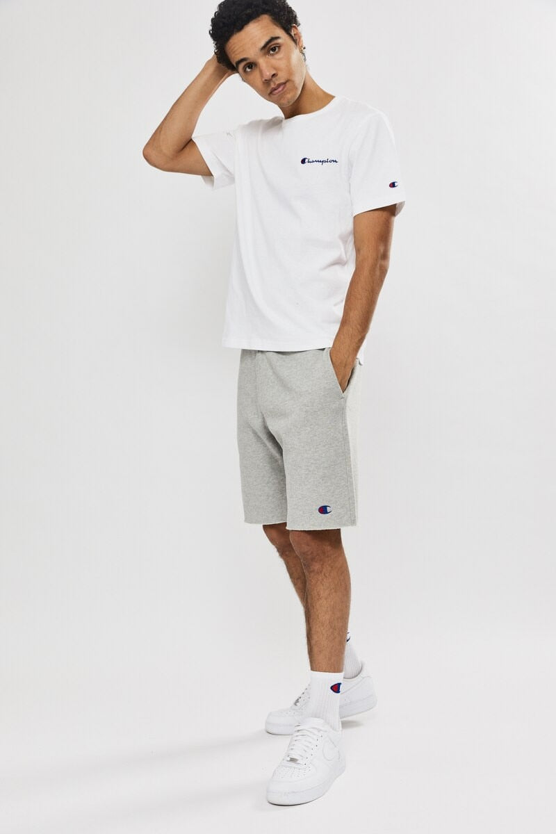 Champion Reverse Weave Cut Off Short Oxford heather