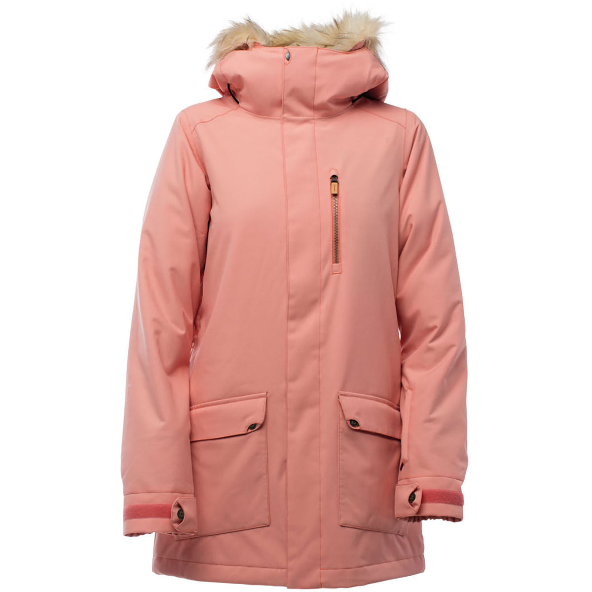Nikita Hawthorne Womens Snowboard Jacket 2018 Burnt Coral