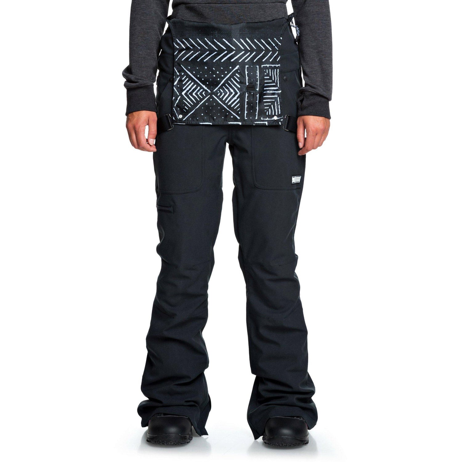 DC Collective Bib Snow Pant 2020 Bio Wash Black