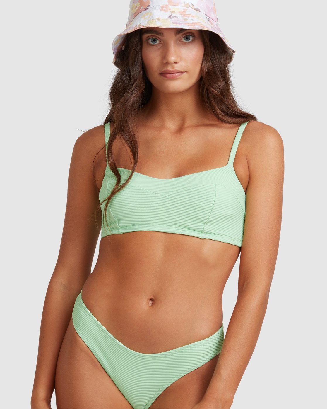 Billabong Tanlines Vintage D/DD Bralette Bikini Top APPLE