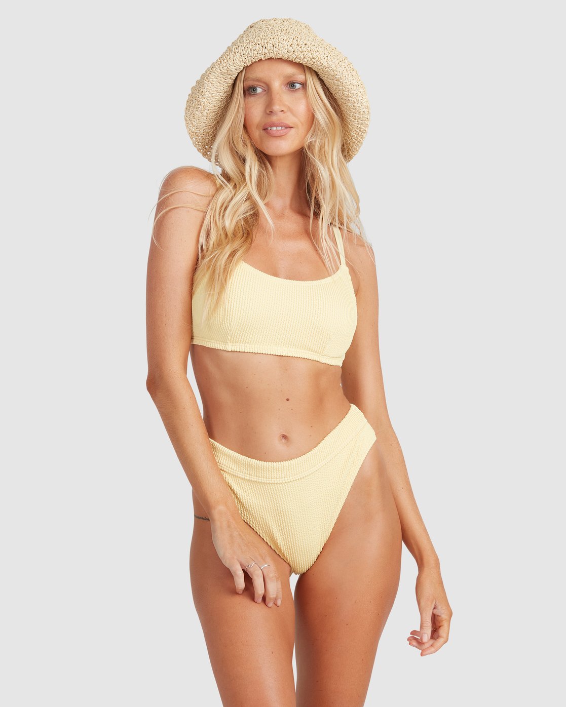 Billabong Summer High Mia D/DD Bralette Bikini Top Banana