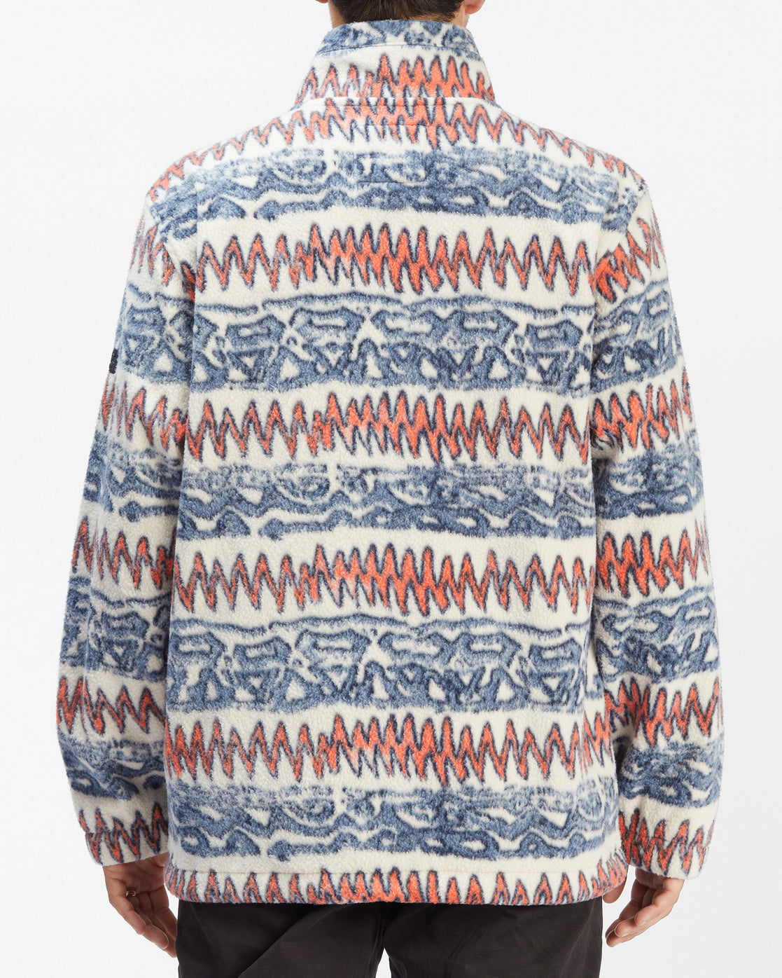 Billabong A/Div Boundary Half-Zip Mock Neck Pullover DUSTY BLUE