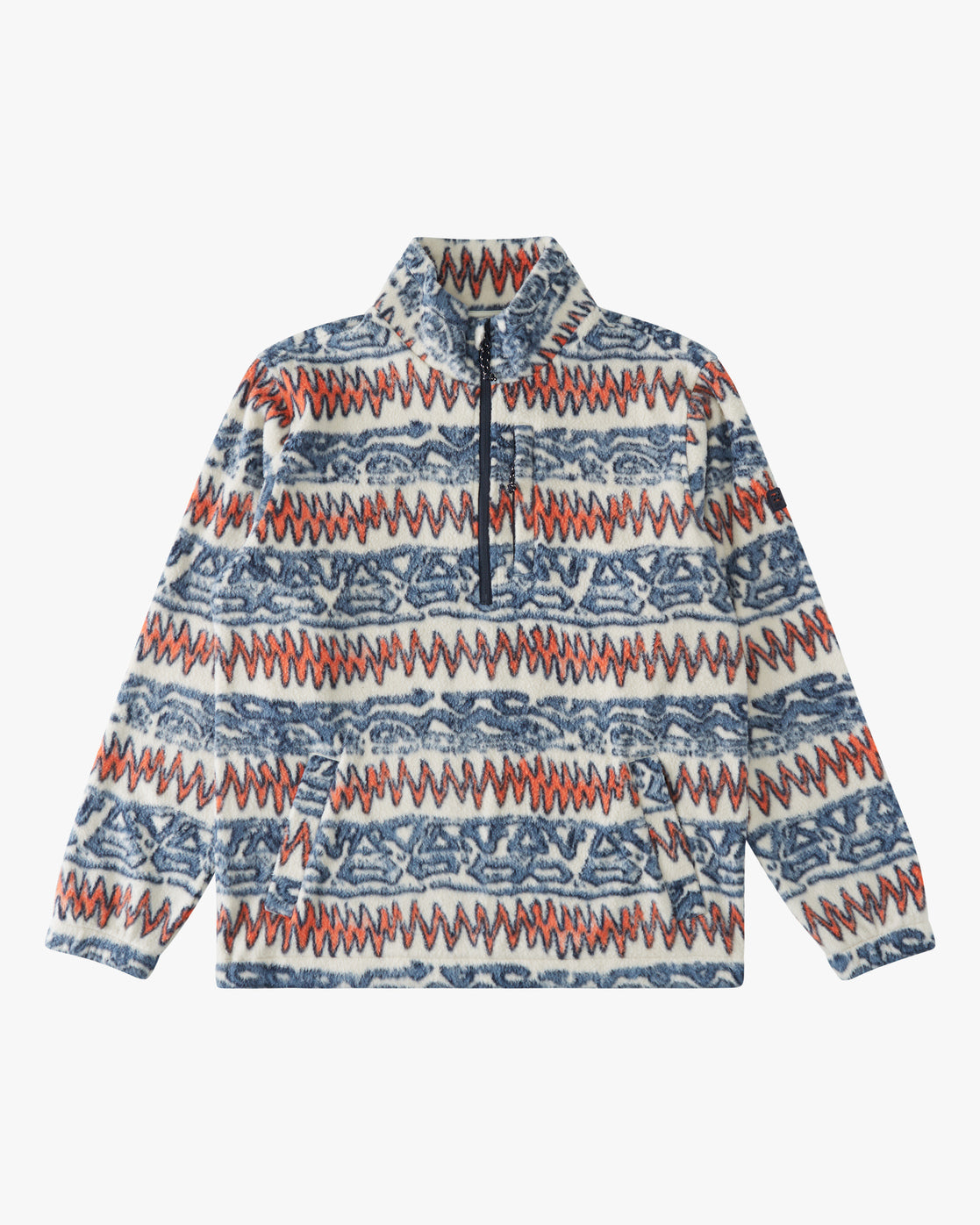 Billabong A/Div Boundary Half-Zip Mock Neck Pullover DUSTY BLUE