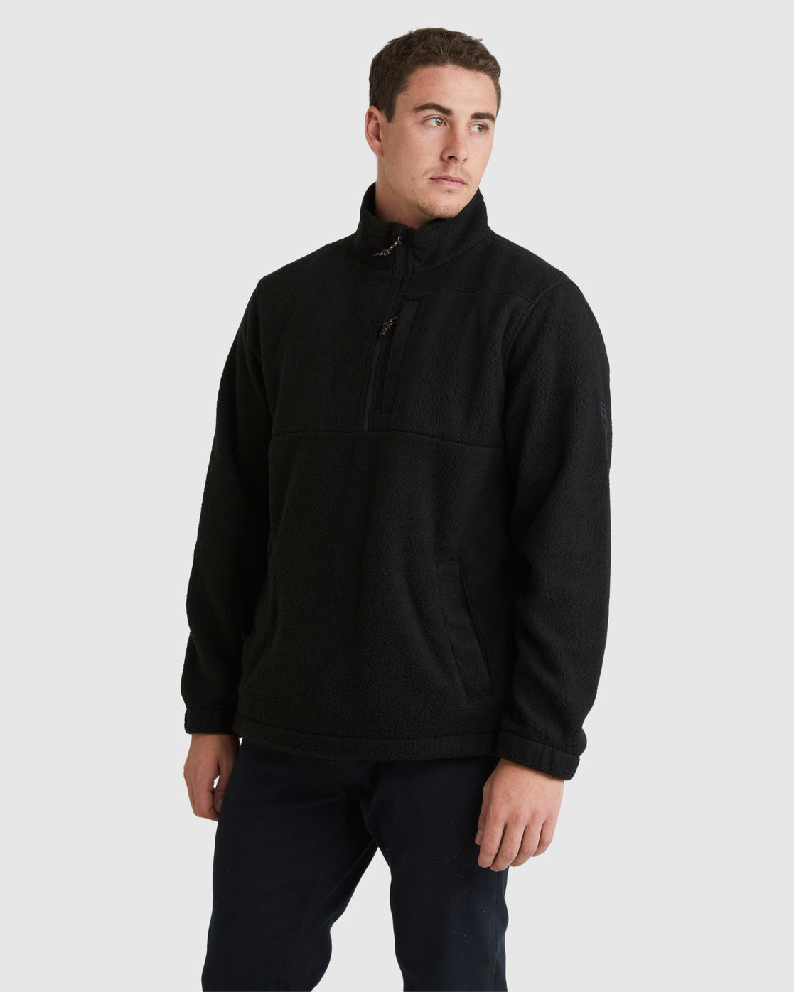 Billabong A/Div Boundary Half-Zip Mock Neck Pullover STEALTH