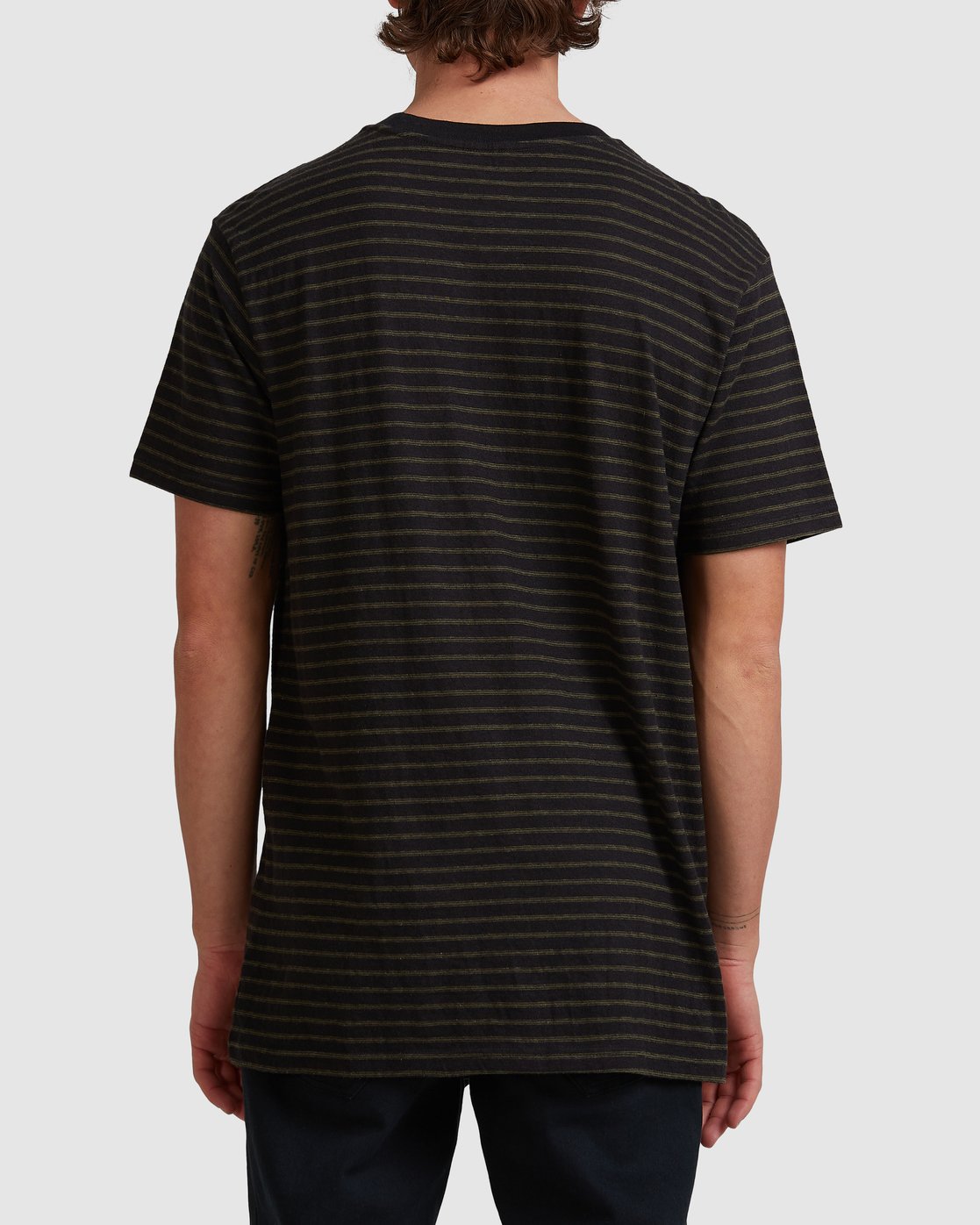 Billabong A/DIV El Dorado Hemp Stripe Crew T-Shirt Black