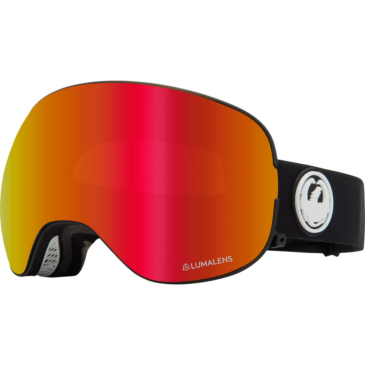 Dragon X2 Goggle 2020 Black - Lumalens Red Ion w/ Lumalens Rose Lens