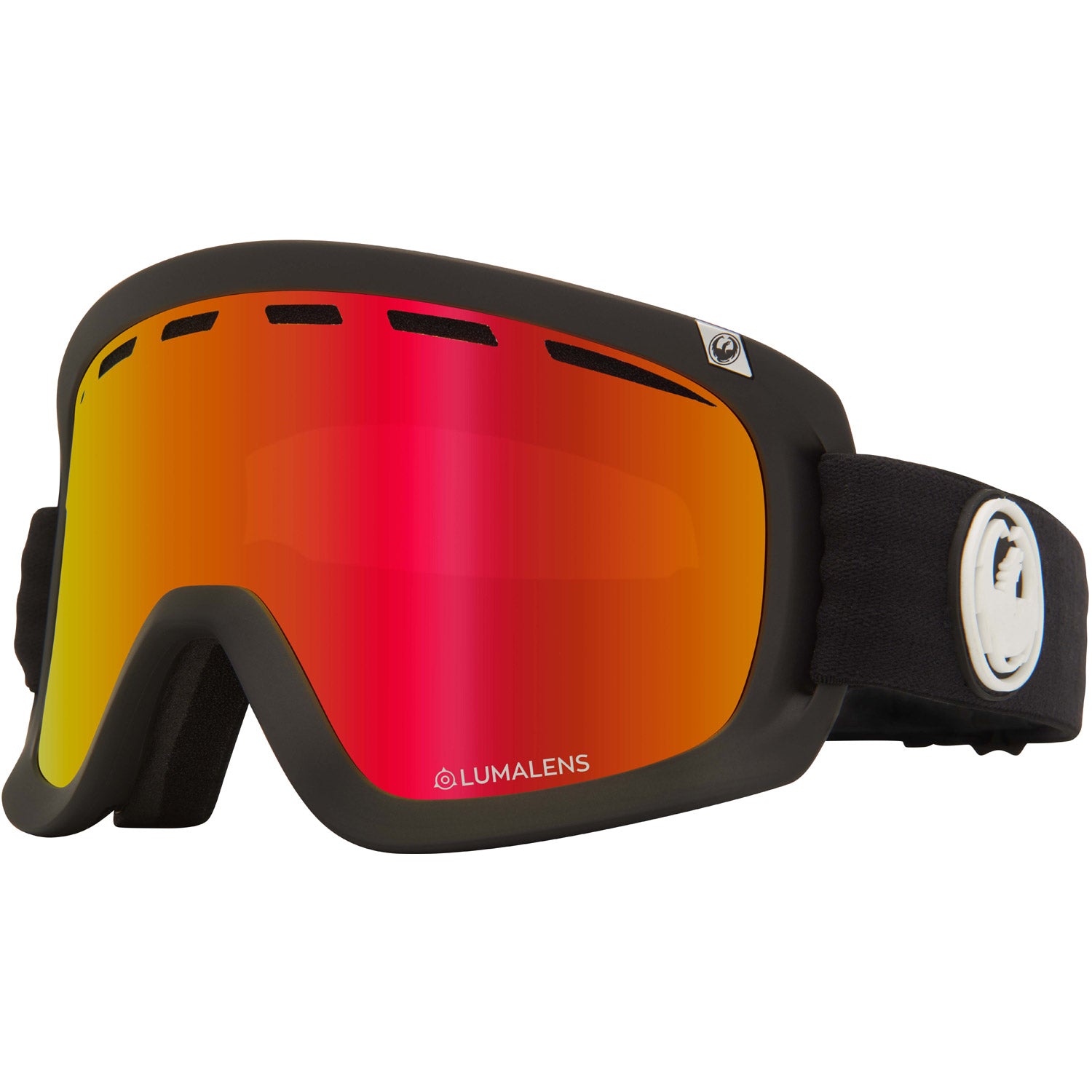 Dragon D1 OTG Goggle 2020 Black Red Ion 
