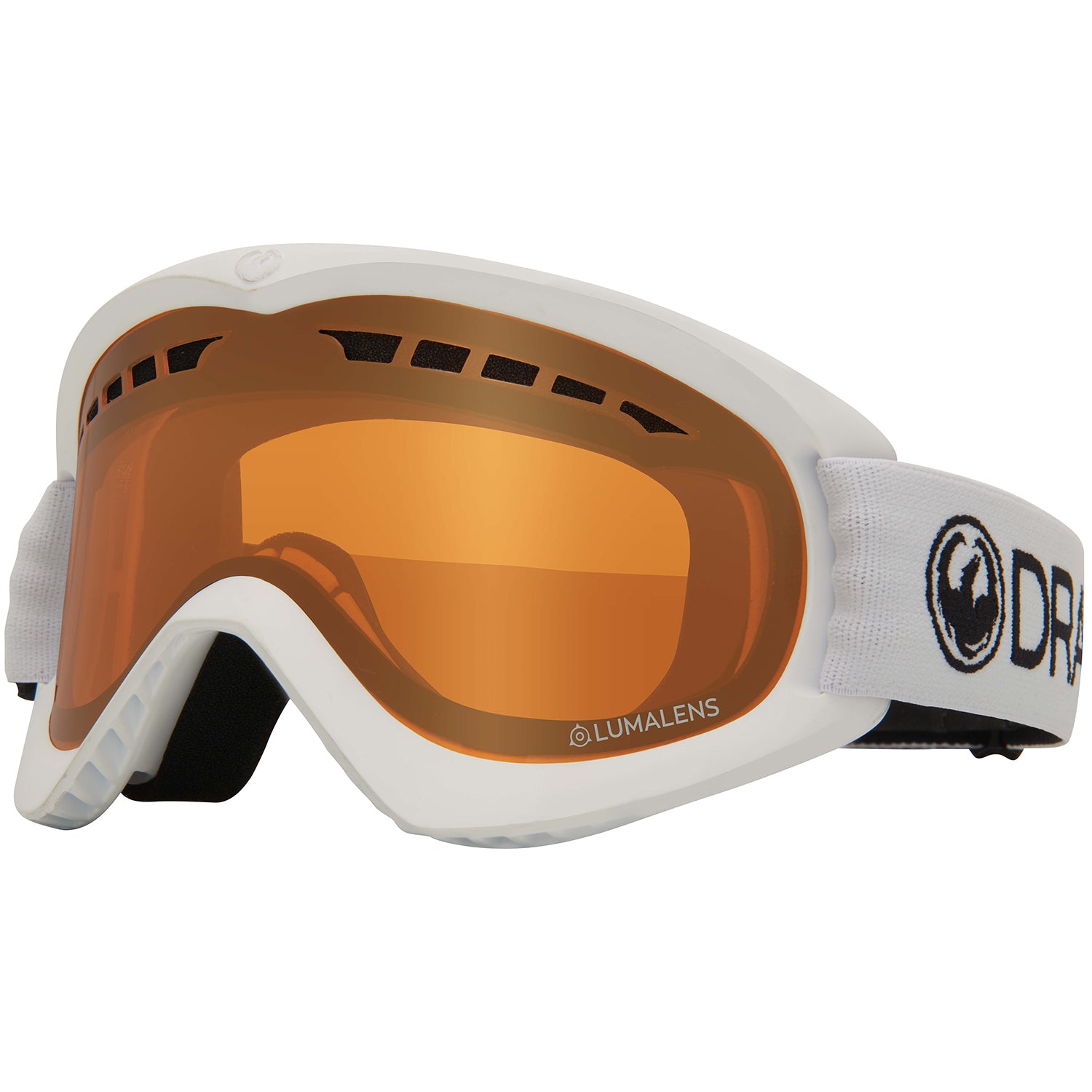 Dragon DX Goggle 2020 White Lumalens Amber