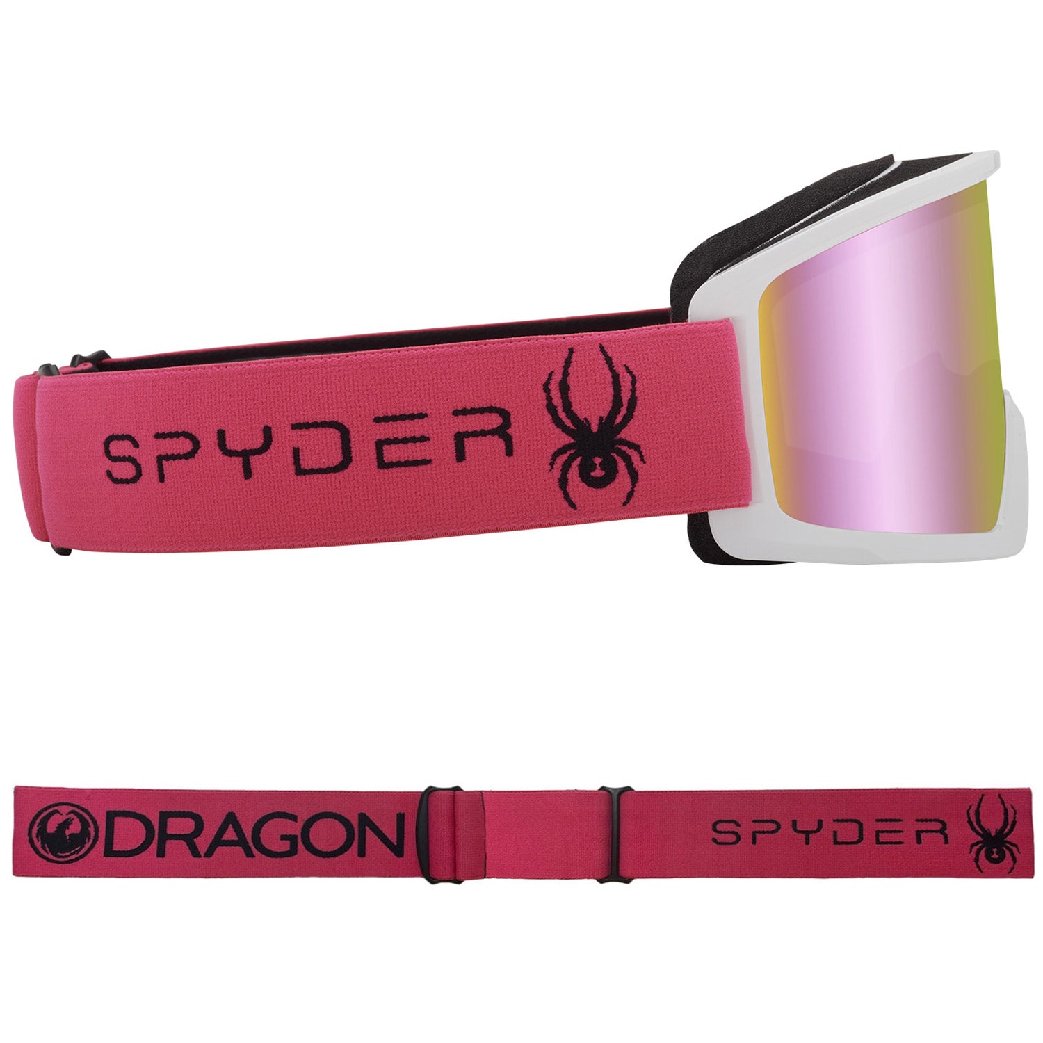 Dragon DX3 OTG Asian Fit Snow Goggles 2023 Cersie Lumalens Pink Ion Lens