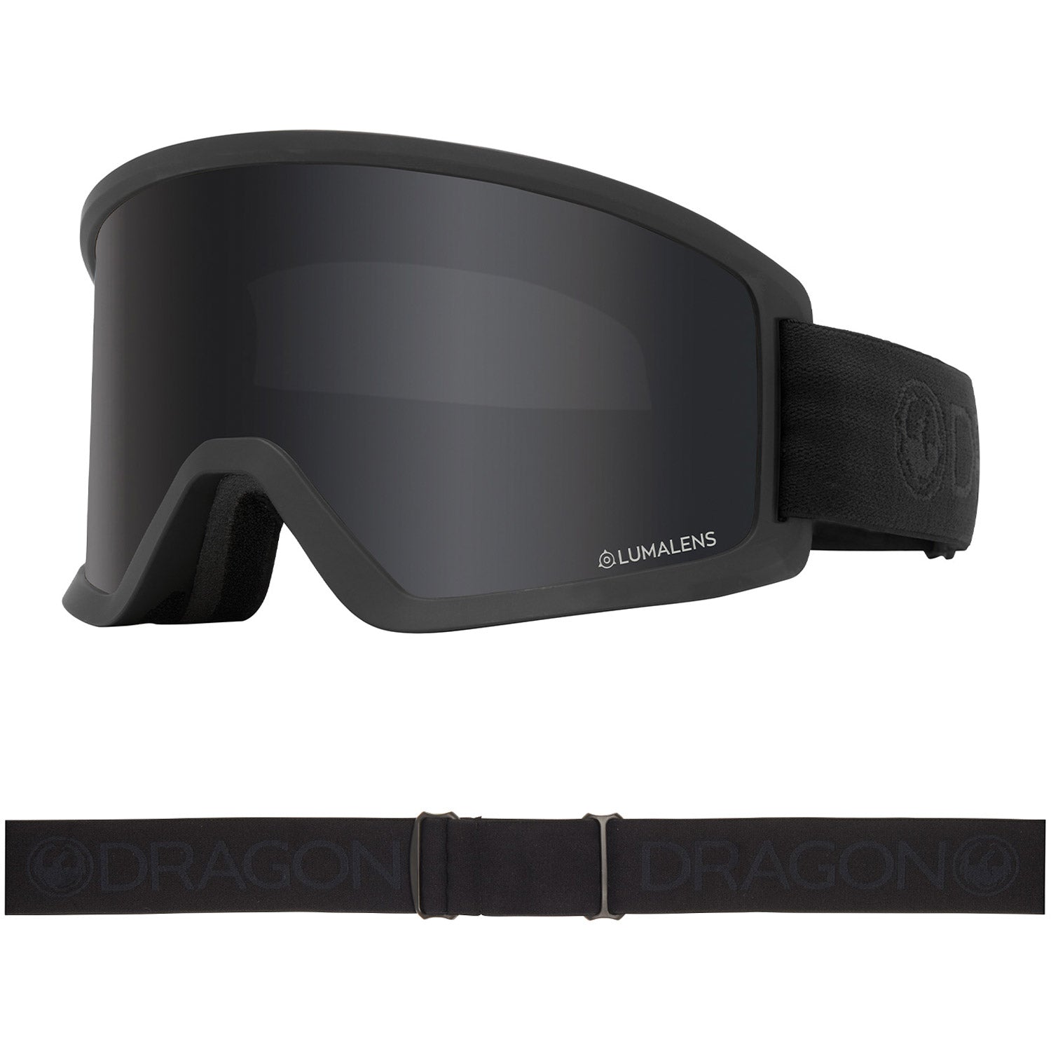 Dragon DX3 OTG Snow Goggles 2023 Blackout Lumalens Dark Smoke Lens