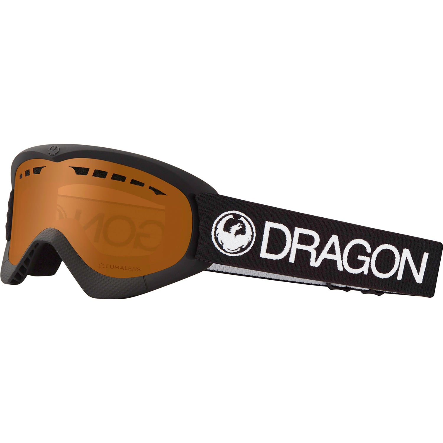 Dragon DXs Goggle 2019 Black Lumalens Amber