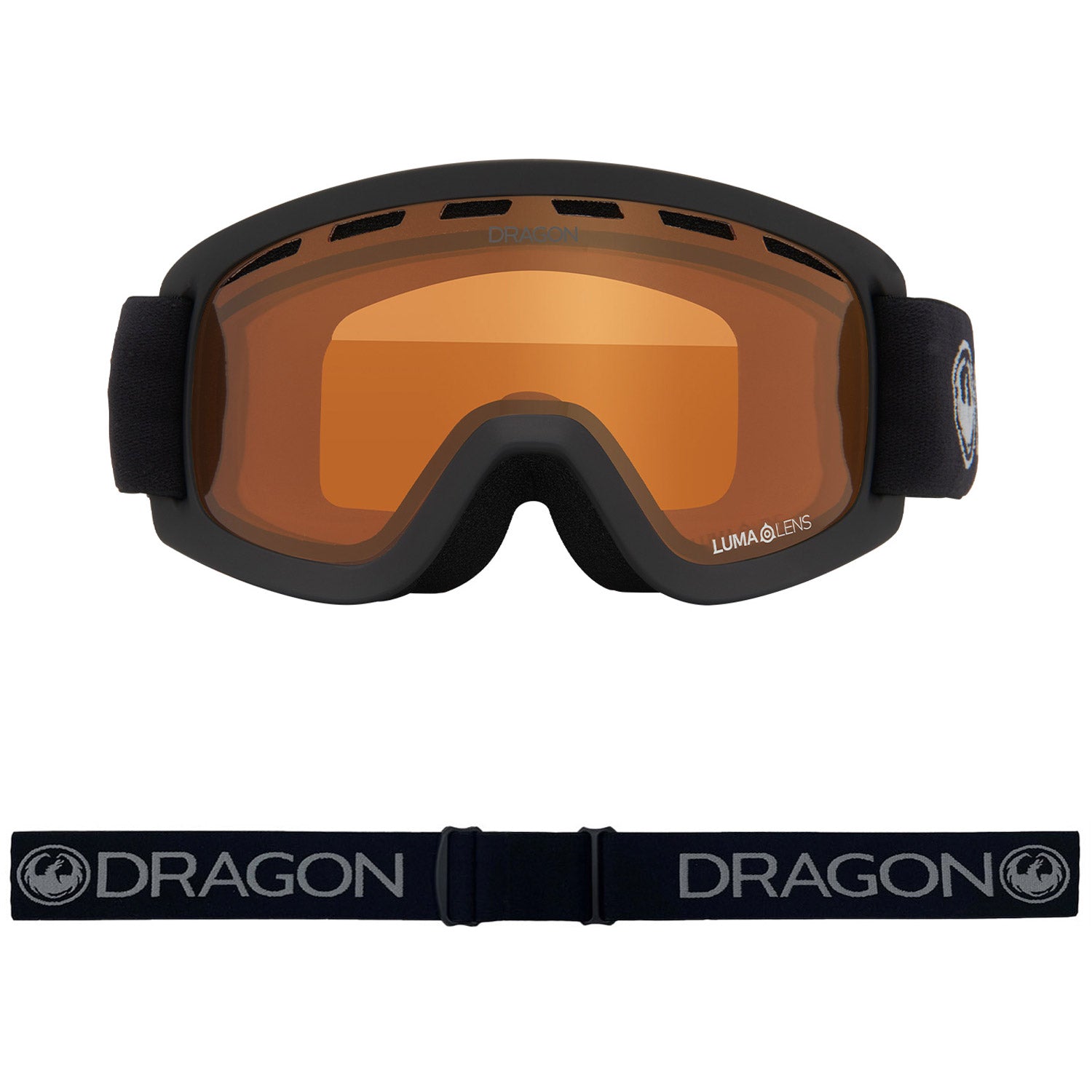 Dragon LIL D Snow Goggles 2023 Charcoal Lumalens Amber Lens