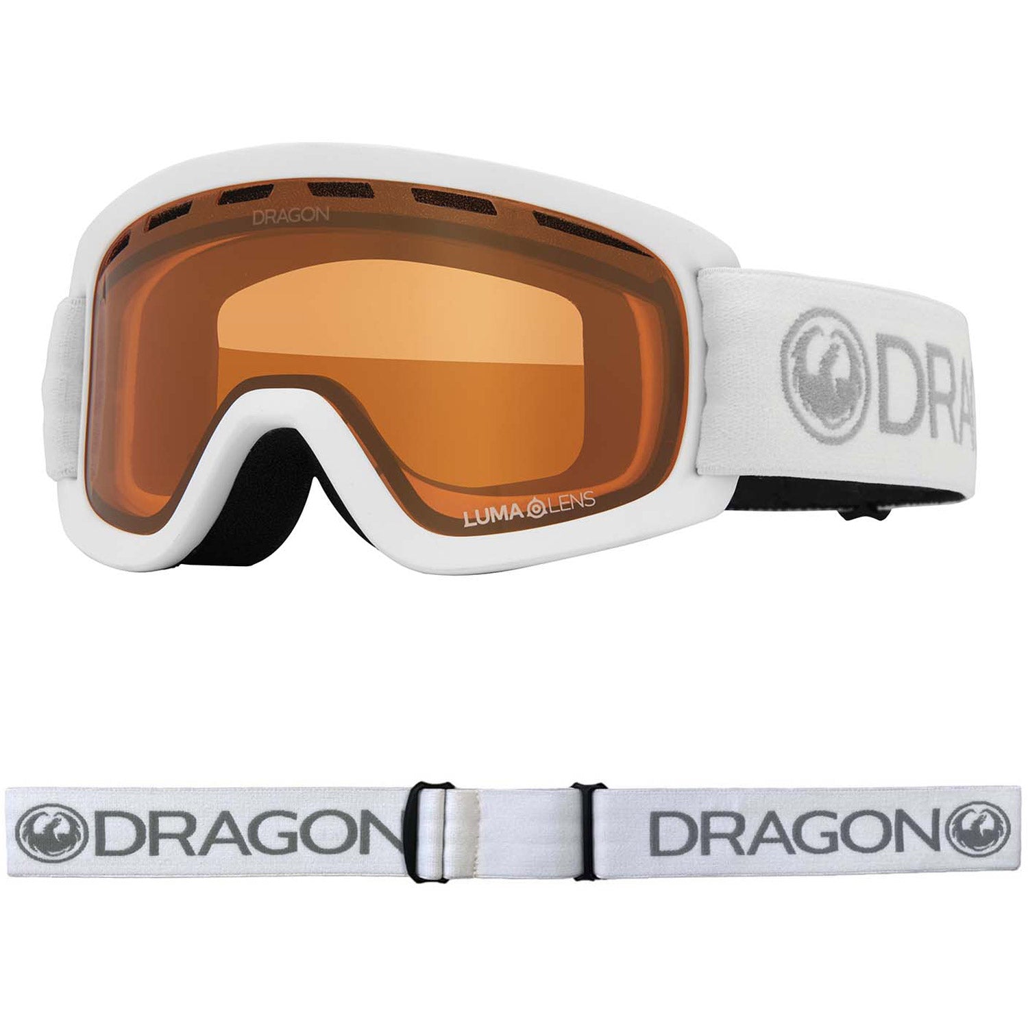 Dragon LIL D Snow Goggles 2023 Rock Lumalens Amber Lens