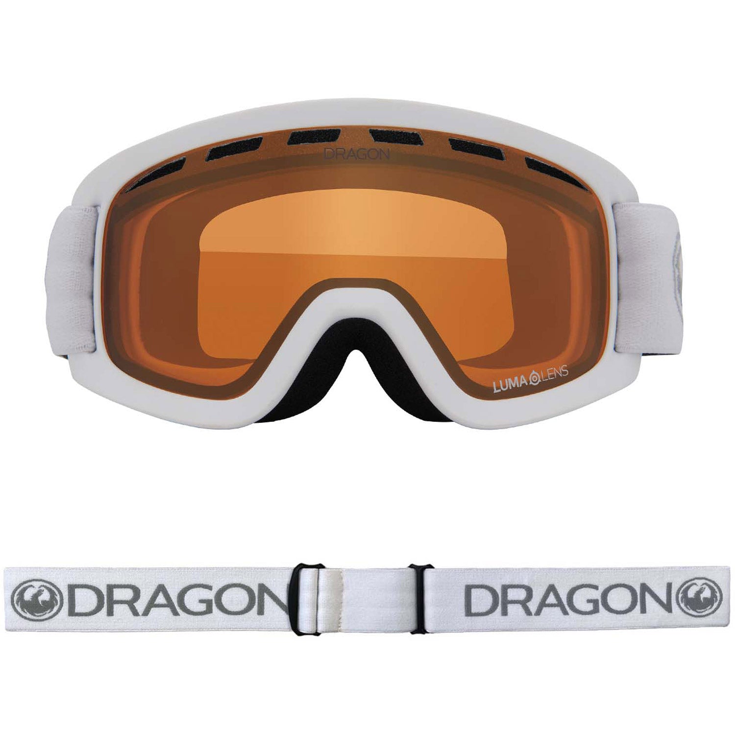 Dragon LIL D Snow Goggles 2023 Rock Lumalens Amber Lens