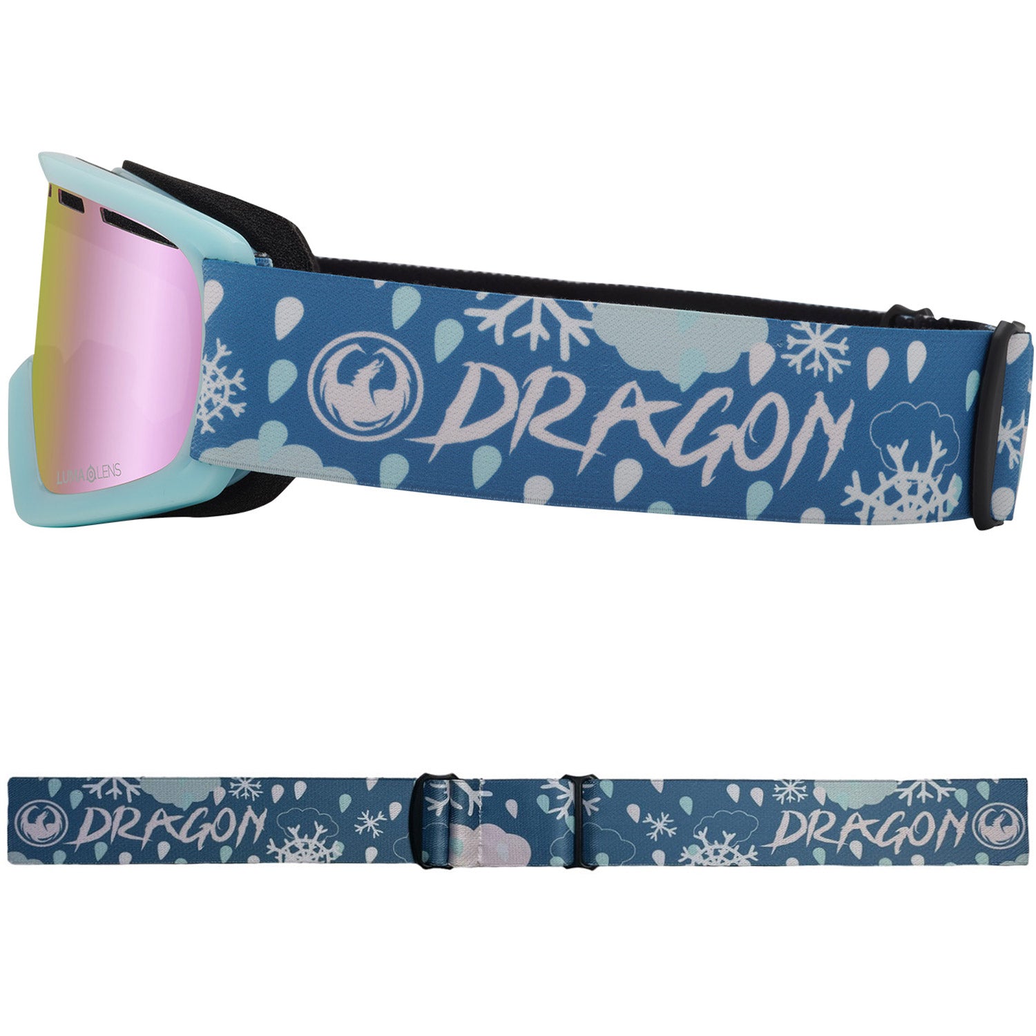Dragon LIL D Snow Goggles 2023 Snow Dance Lumalens Pink Lens