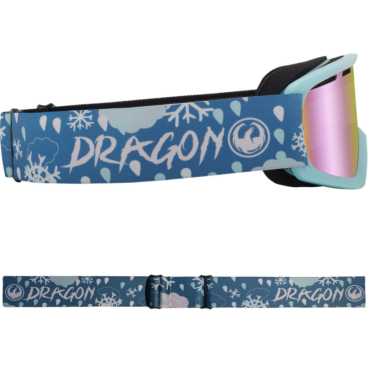 Dragon LIL D Snow Goggles 2023 Snow Dance Lumalens Pink Lens