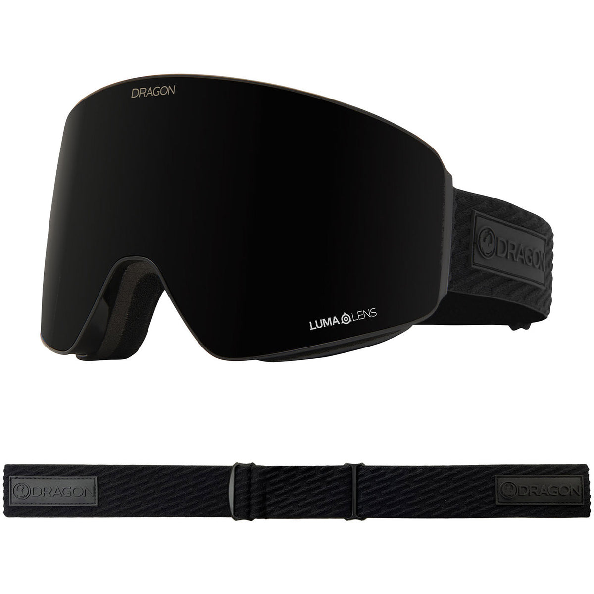 Dragon PXV Asian Fit Snow Goggles 2023 Midnight Lumalens Midnight Lens With Lumalens Violet Lens