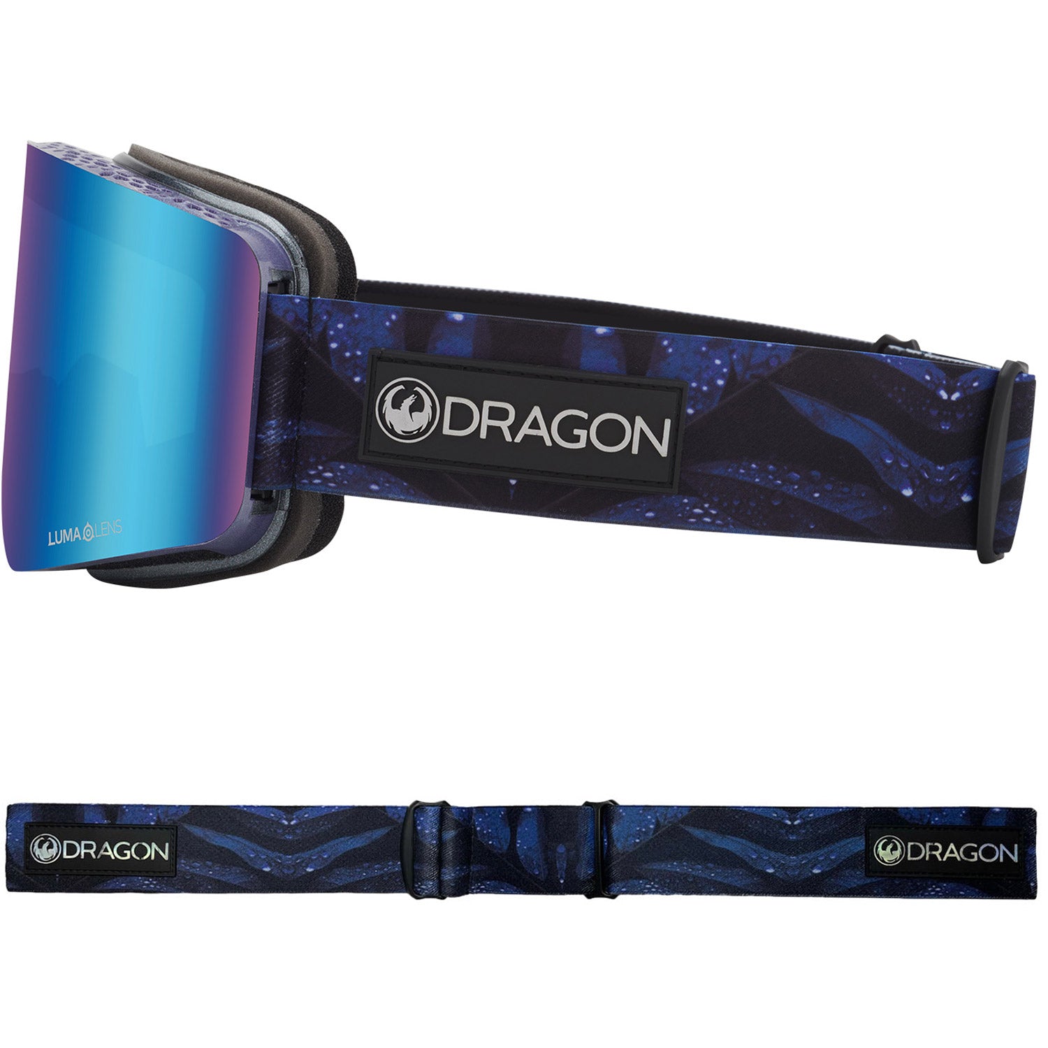 Dragon R1 OTG Snow Goggles 2023 Shimmer Lumalens Blue Ion Lens With Lumalens Light Amber Lens