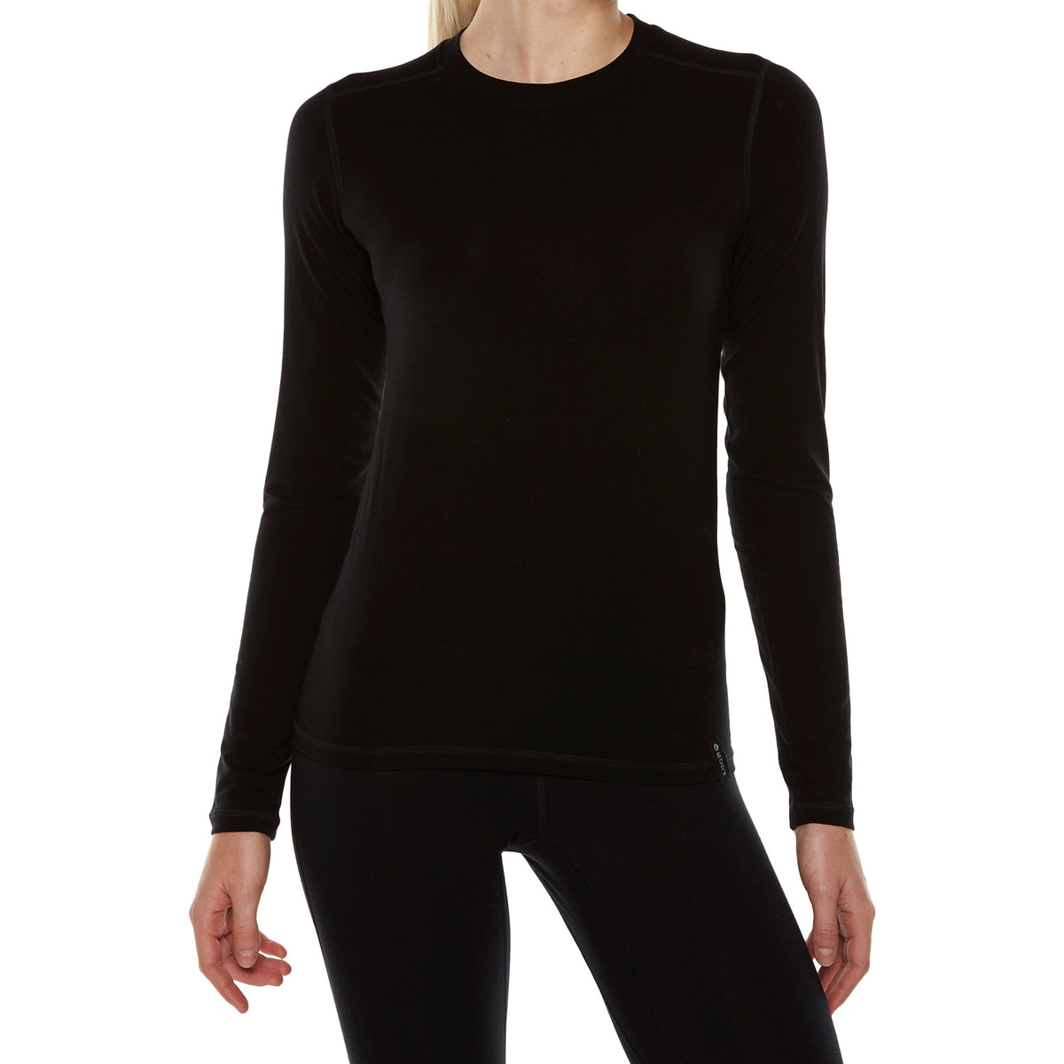 Le Bent Definitive Le Base 200 Womens Thermal Crew 2018 Black