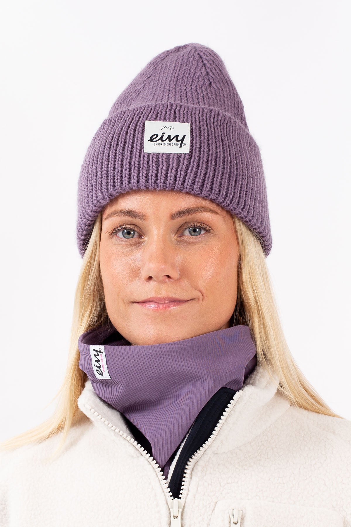 Eivy Easter Rib Wool Beannie Deep Purple