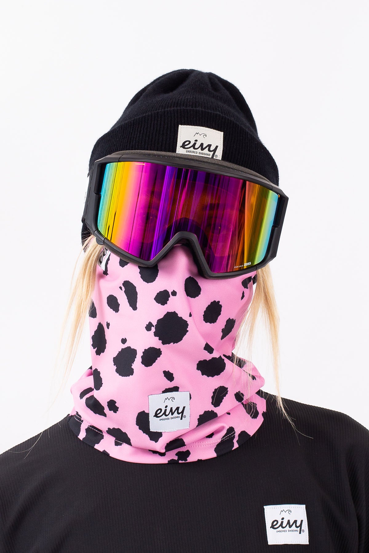Eivy Hinge Balaclava Pink Cheetah
