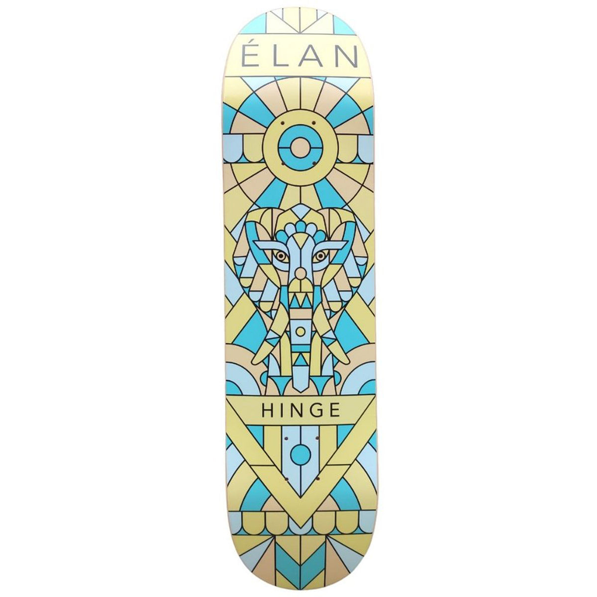 Hinge Elephant Geo 7.75" Skateboard Deck