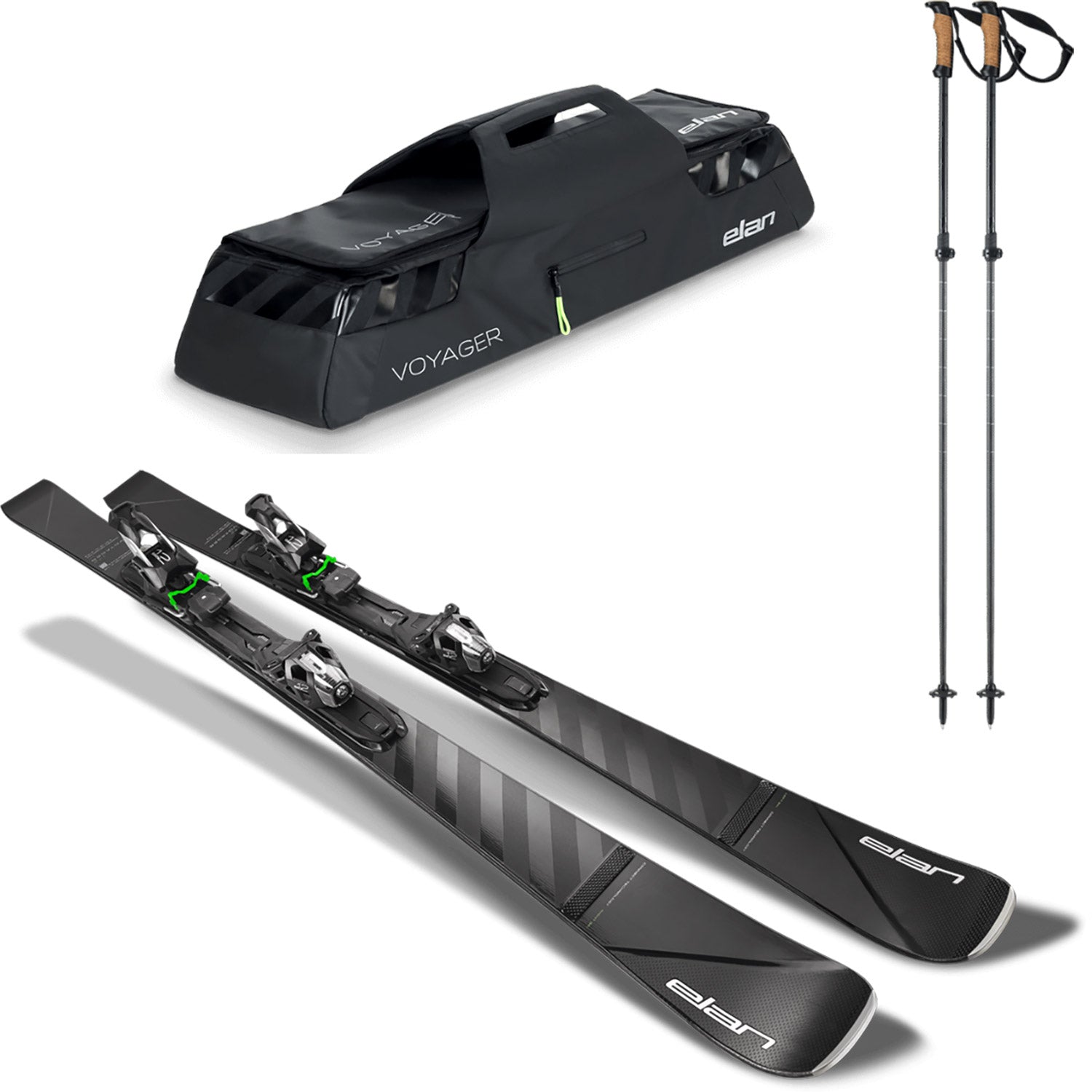 Voyager Black Ski w/ EMX 12.0 GW Bindings Package 2023