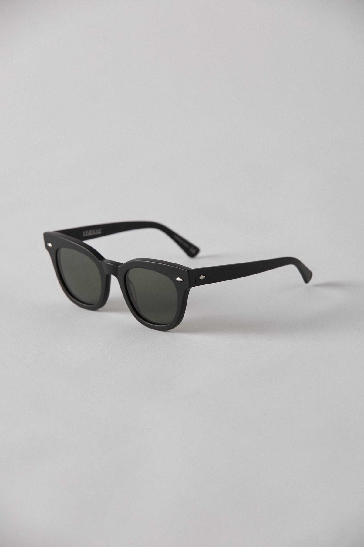 Epokhe Dylan Sunglasses Black Matte / Green