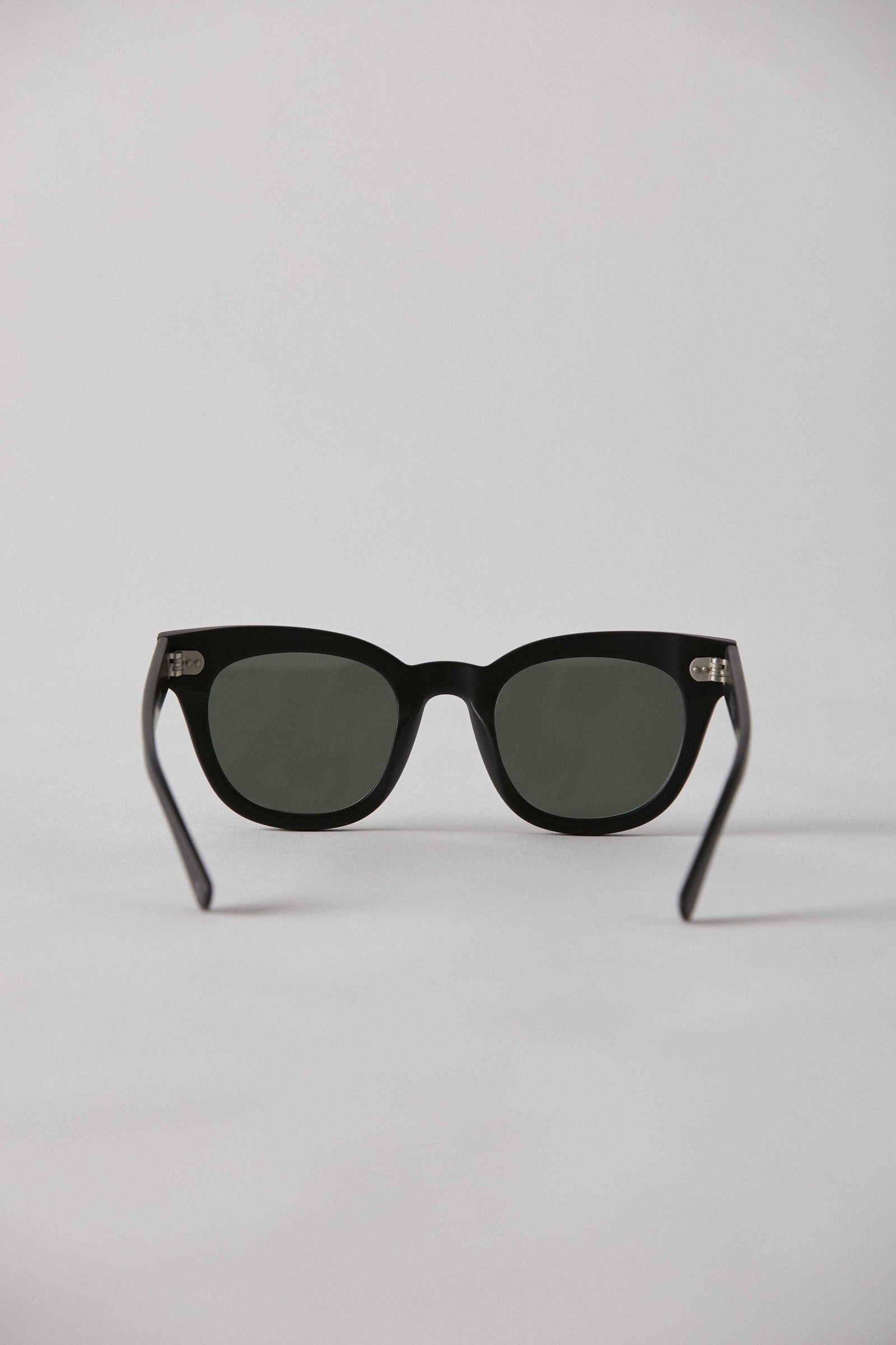 Epokhe Dylan Sunglasses Black Matte / Green