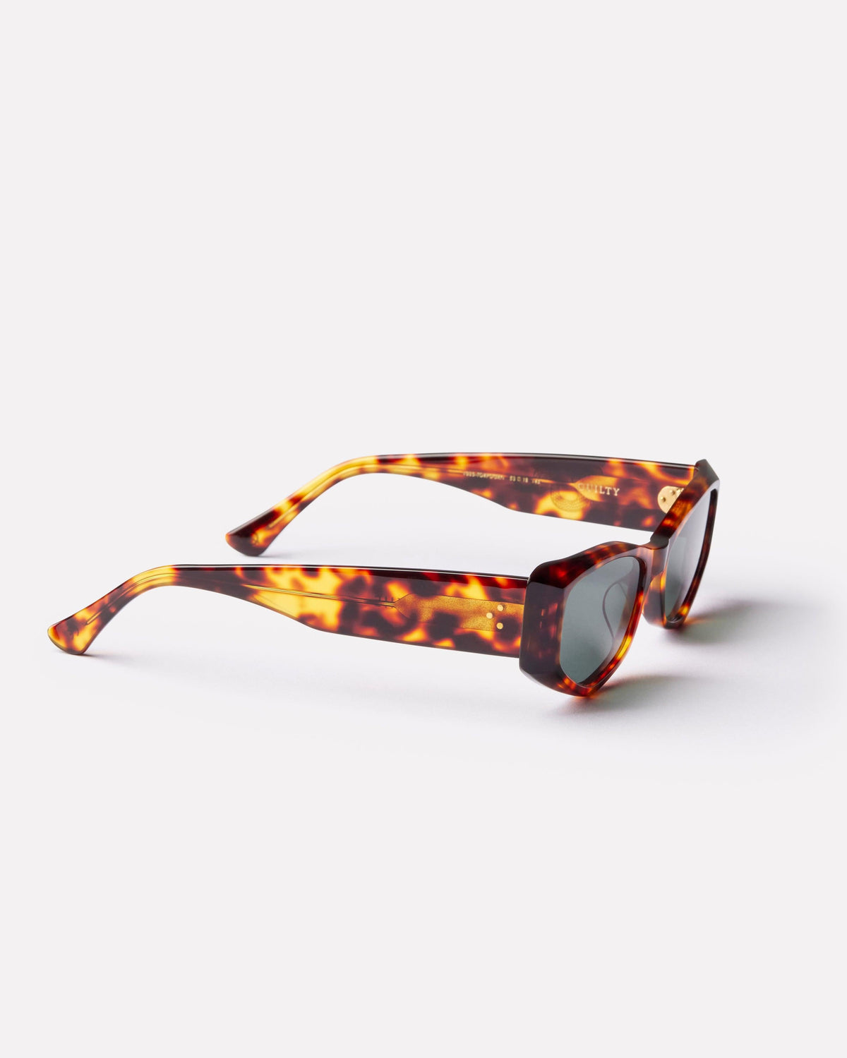 Guilty Sunglasses Tortoise Polished/Green
