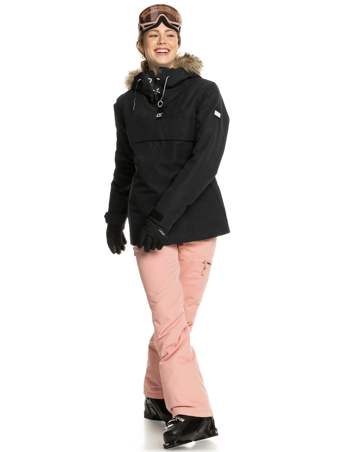 Roxy Womens Shelter Insulated Snow Jacket True Black