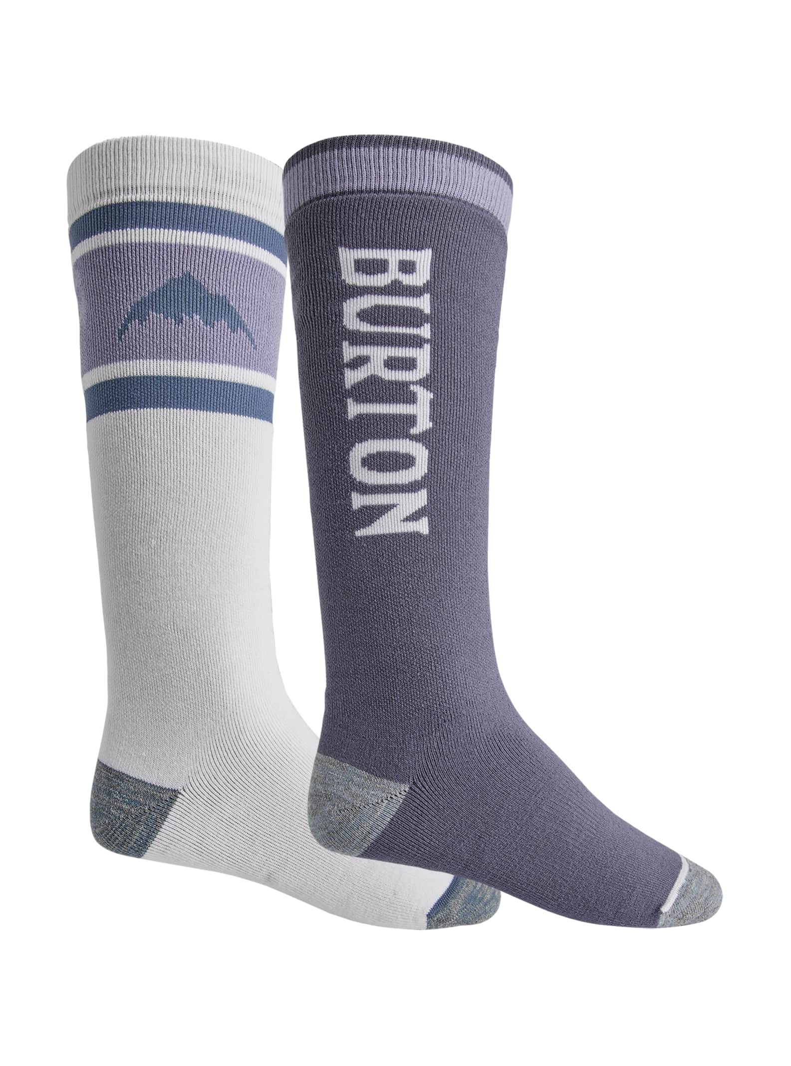 Burton Weekend Midweight Sock 2-Pack 2022 Stout white / folkstone gray