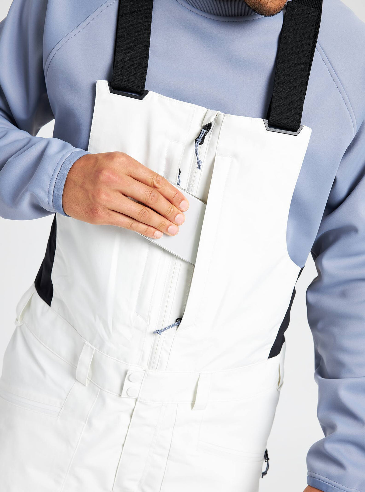 Burton GORE-TEX Reserve Bib Pant 2022 Stout white / folkstone gray