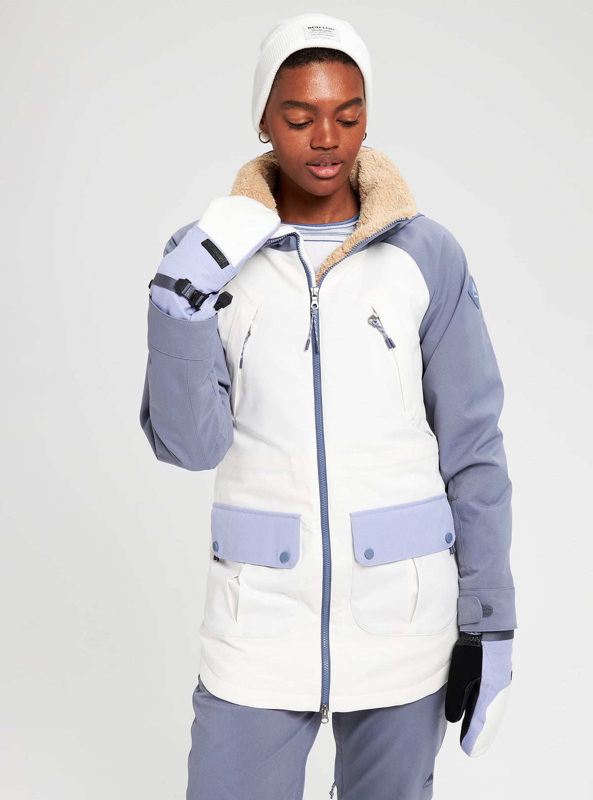 Burton Prowess Jacket 2022 Folkstone gray / stout white / foxglove violet