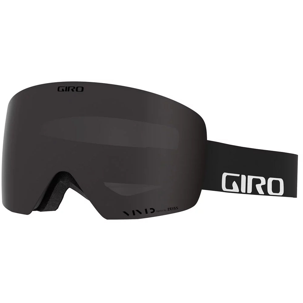 Black Wordmark - Giro Contour RS Goggle 2022Vivid Smoke Lens w/ Vivid Infrared Lens