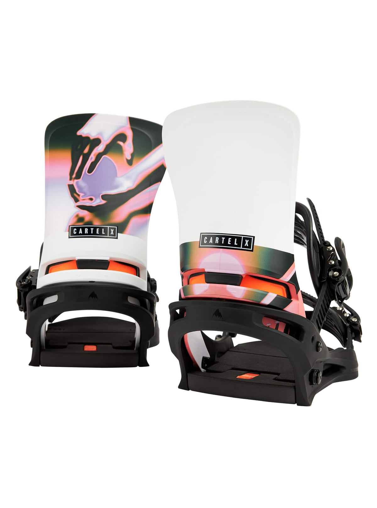 Burton Cartel X Re:Flex Snowboard Binding 2022 Black / white / graphic