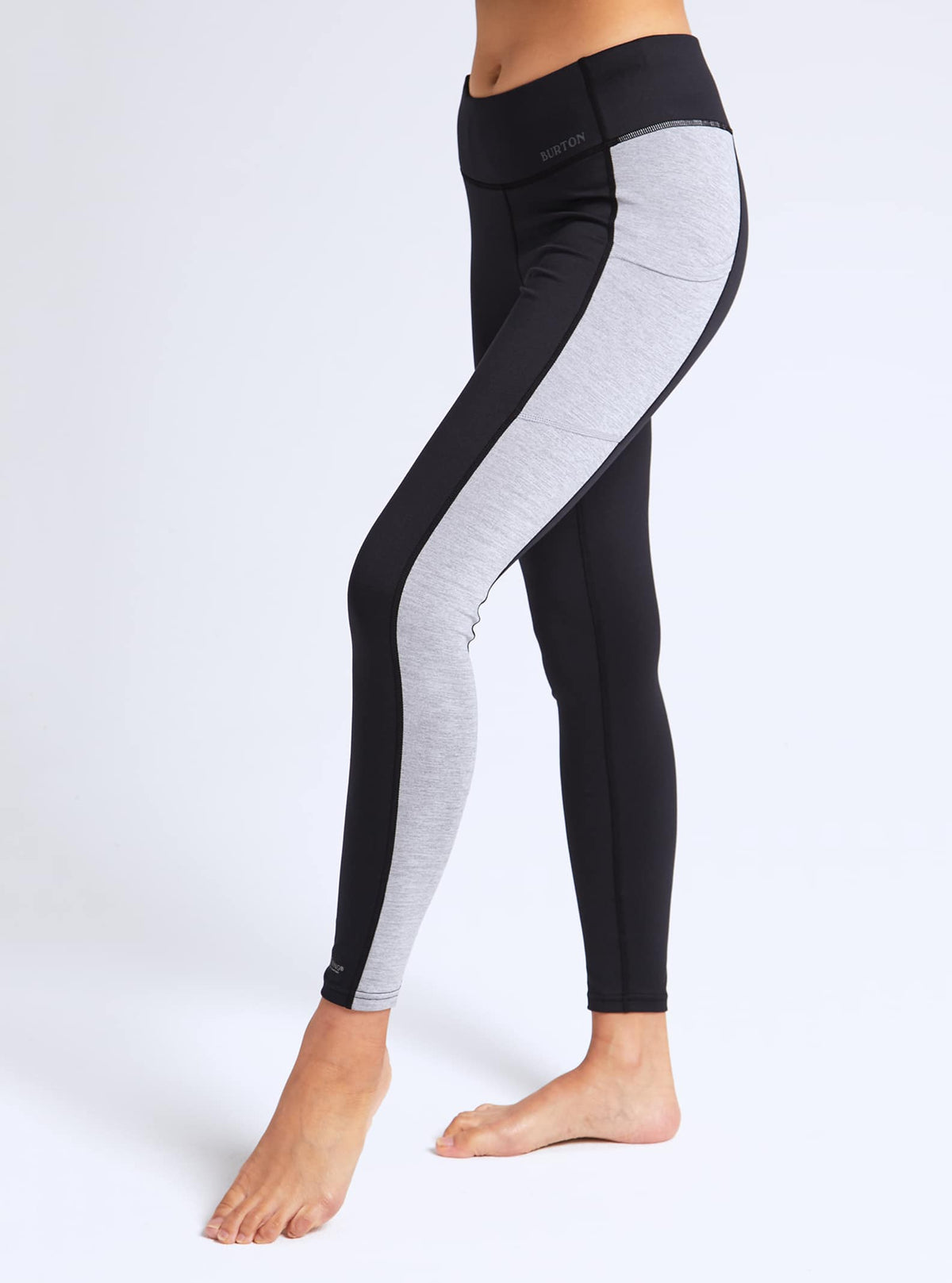 Burton Midweight X Base Layer Pants 2022 True black / gray heather