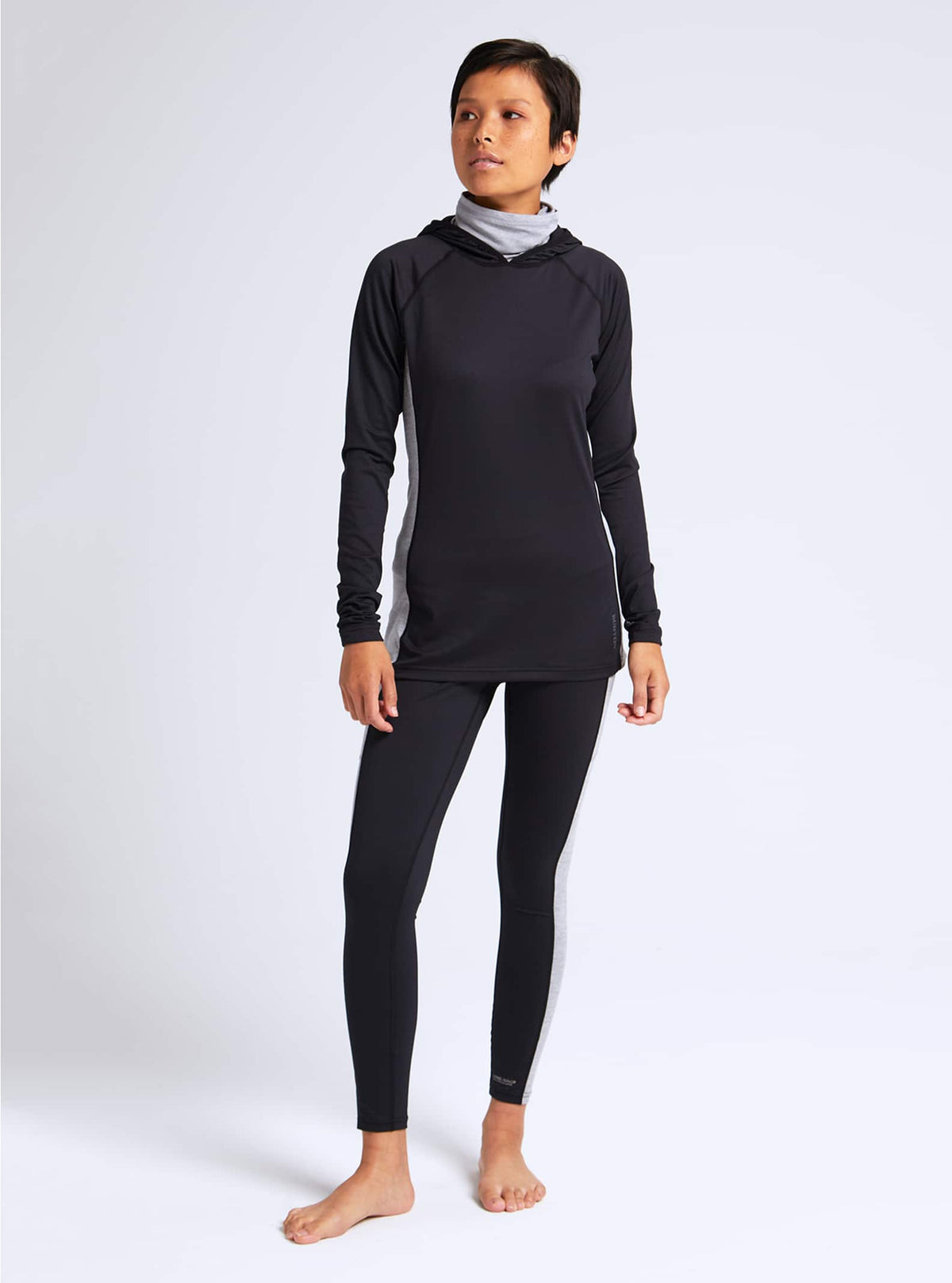 Burton Midweight X Base Layer Pants 2022 True black / gray heather