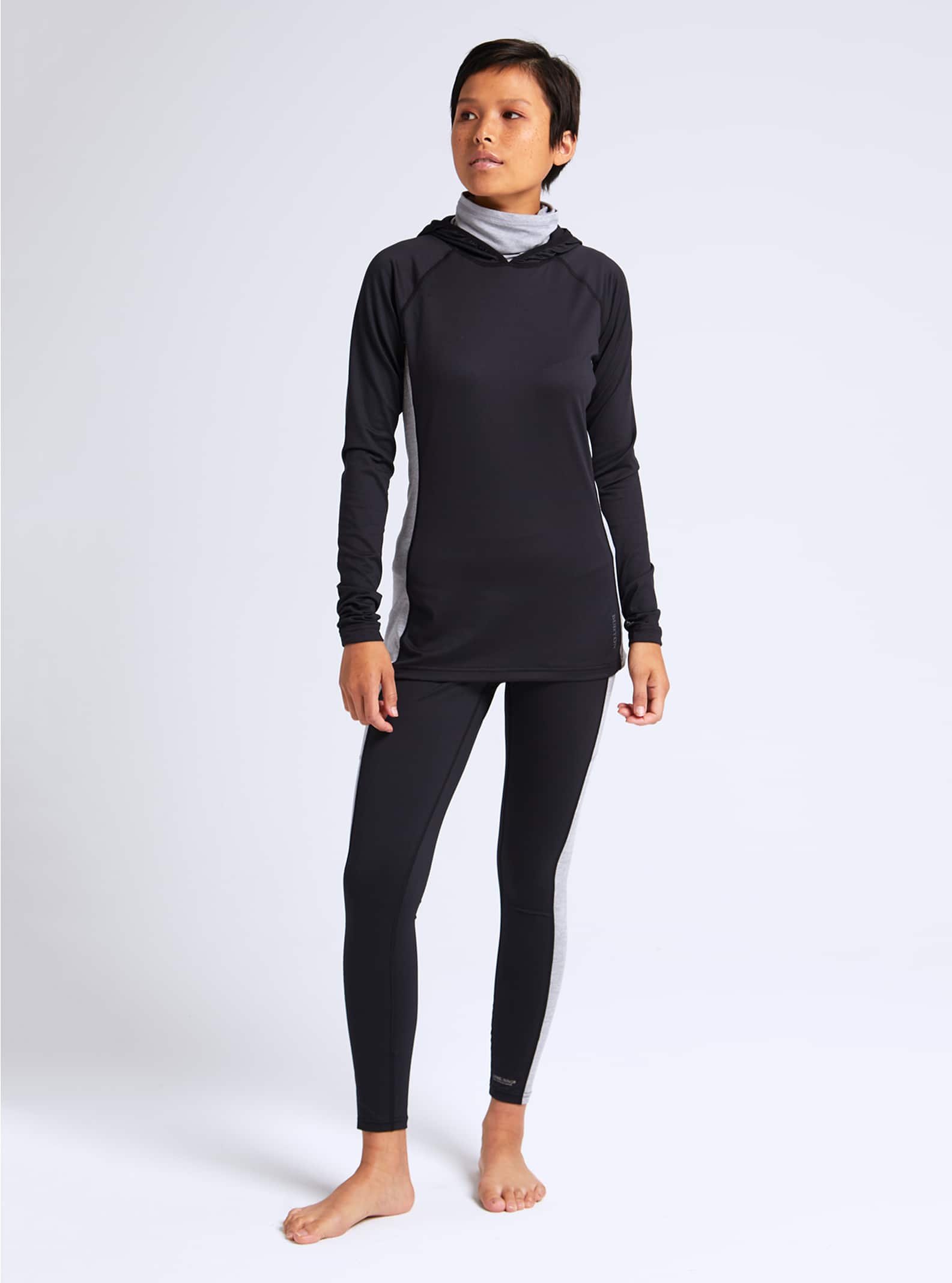 Burton Midweight X Base Layer Pants 2022 True black / gray heather