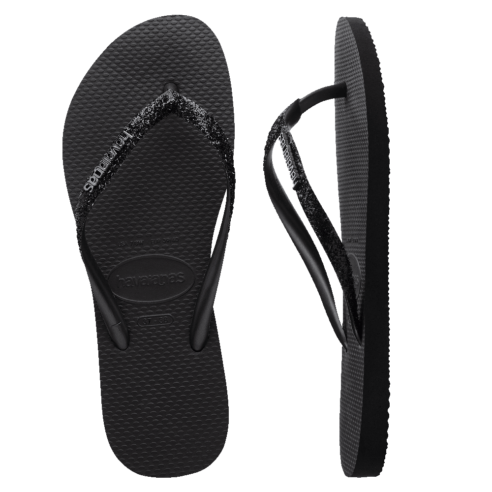 Havaianas black metal sales logo