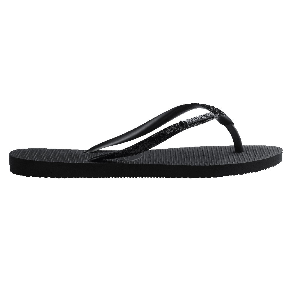Slim Metal Logo Glitter II Thongs