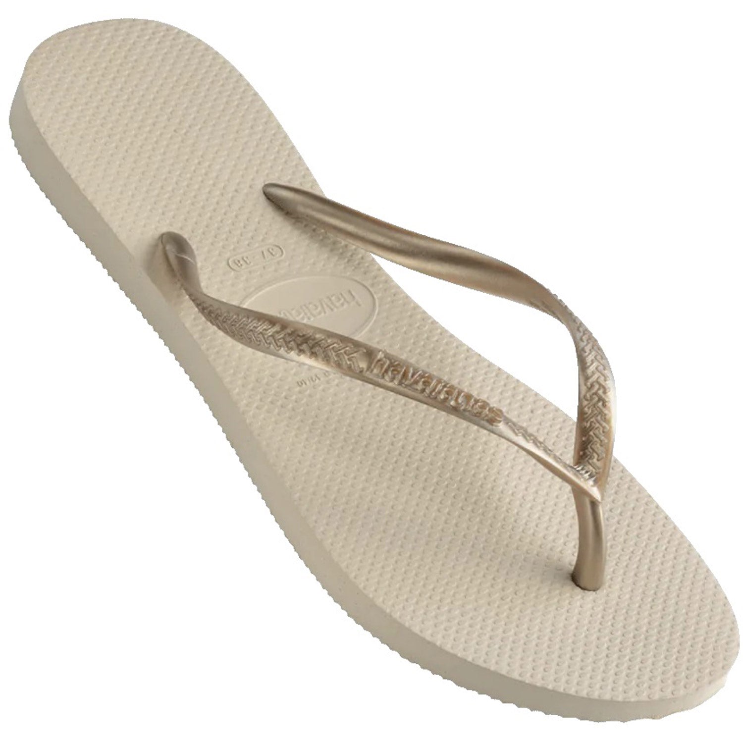 Havaianas Slim Neutral Thongs Beige - Auski Australia