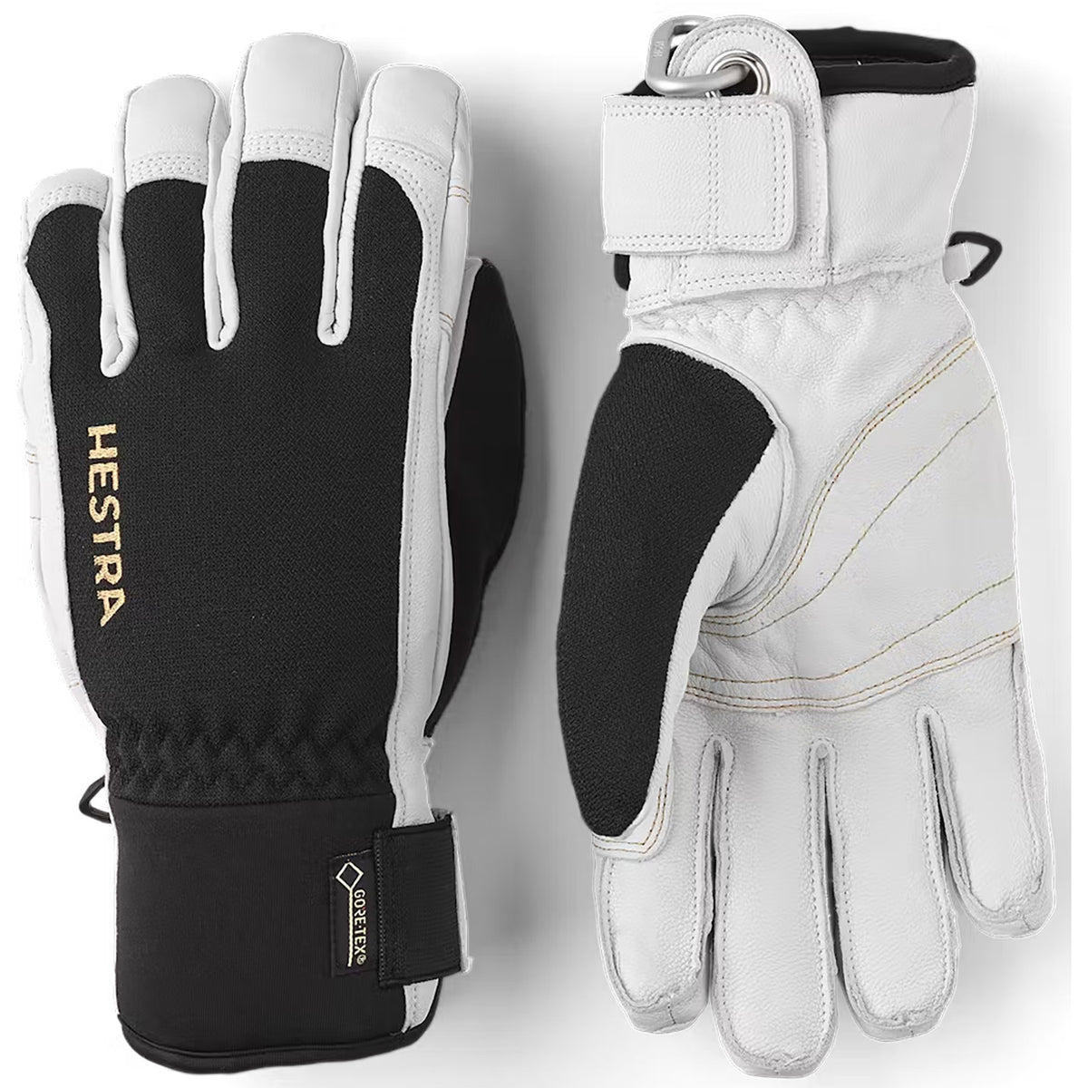 Army Leather Gore-Tex Short 5-finger Snow Glove