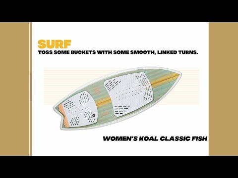 Womens Koal Class Fish Wake Surf 2023