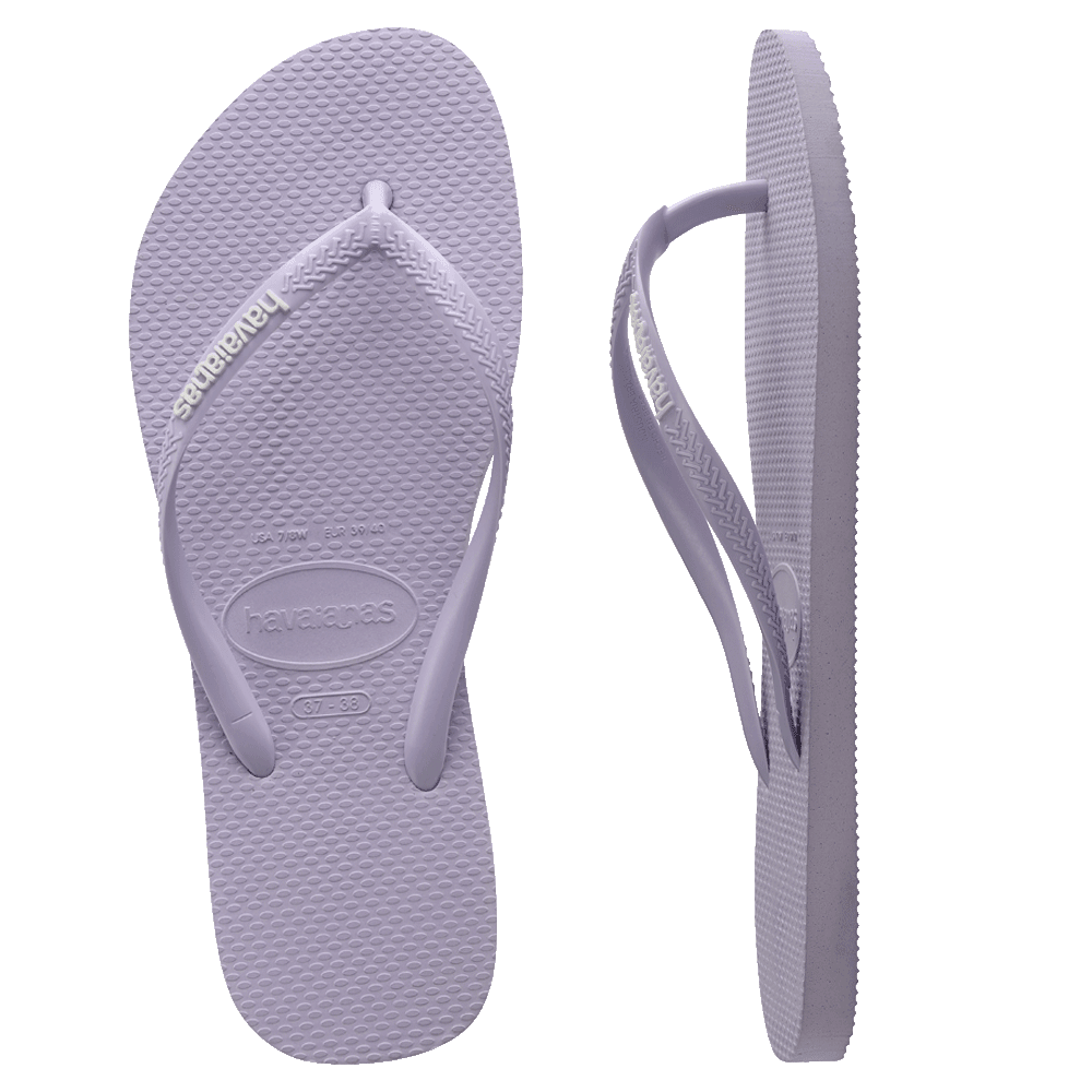 Slim Rubber Logo Thongs