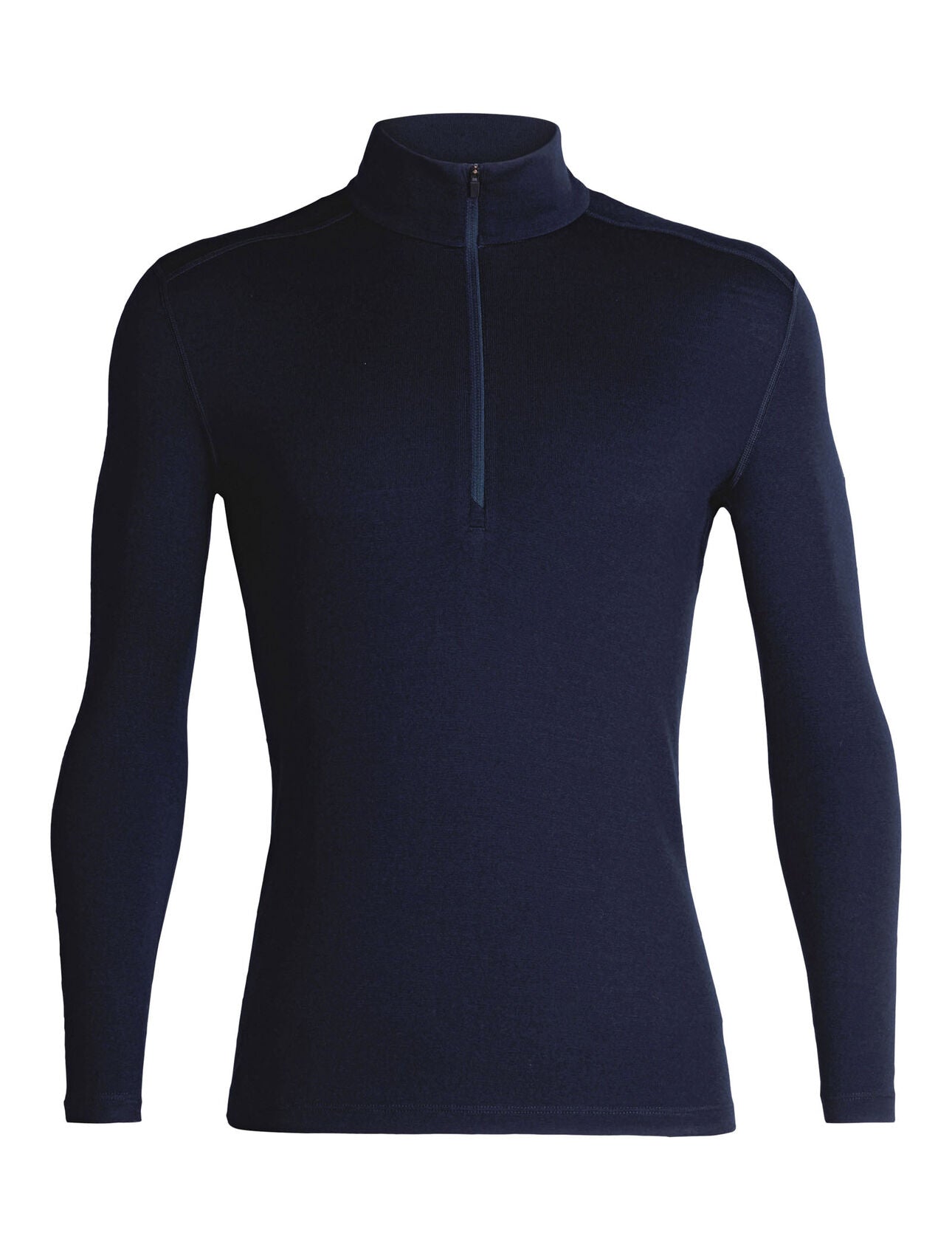 Icebreaker Men's Merino 260 Tech Long Sleeve Half Zip Thermal Top Midnight Navy