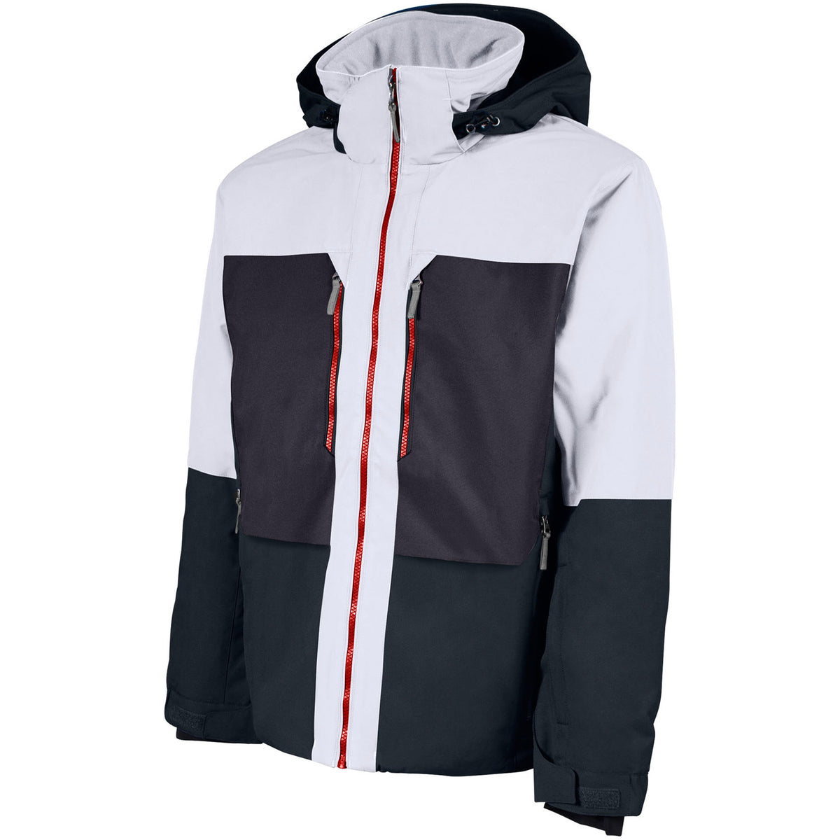 karbon Resistance Ski Jacket Arctic White Black