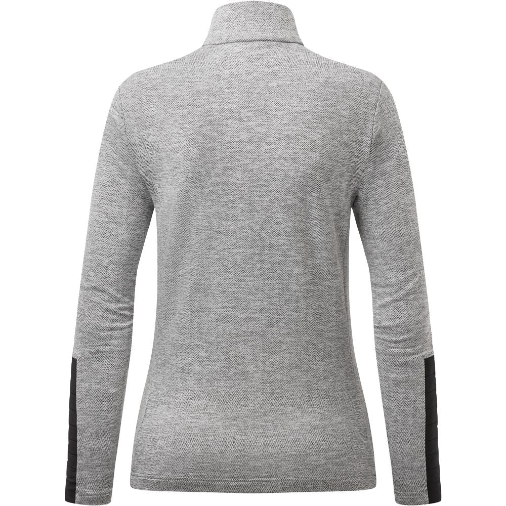 Kjus Feel Half-Zip Women's Skivvy 2020 White Melange / Black 2